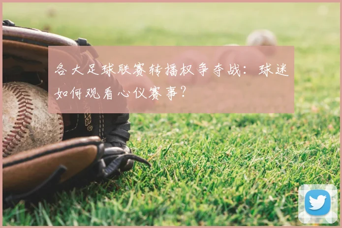 各大足球联赛转播权争夺战:球迷如何观看心仪赛事?
